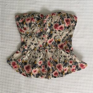 Kimchi Blue floral corset top